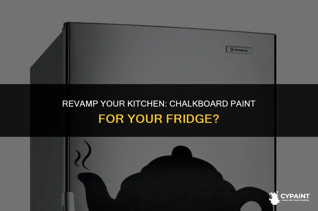can i paint my refirgerator with chalkboard paint