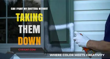 How to Paint Shutters Without Taking Them Down