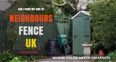 Transform Your Fence: Paint Your Side with Confidence