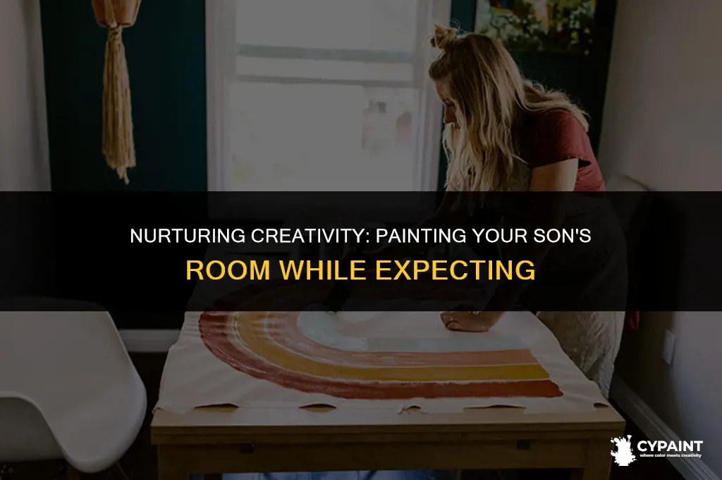 can i paint my sons room while 2pregnant