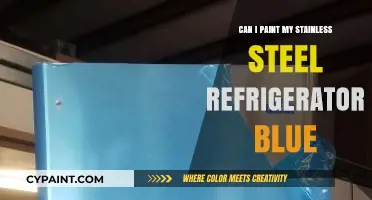 Revamping Your Kitchen: A Guide to Painting Stainless Steel Refrigerators Blue
