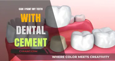 DIY Dentistry: The Truth About Painting Your Teeth with Dental Cement