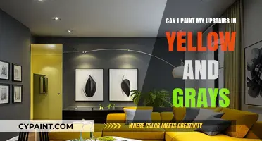 Explore Yellow and Gray Upstairs: Paint Color Ideas