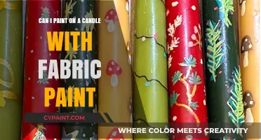 Fabric Paint on Candles: A Creative DIY Project