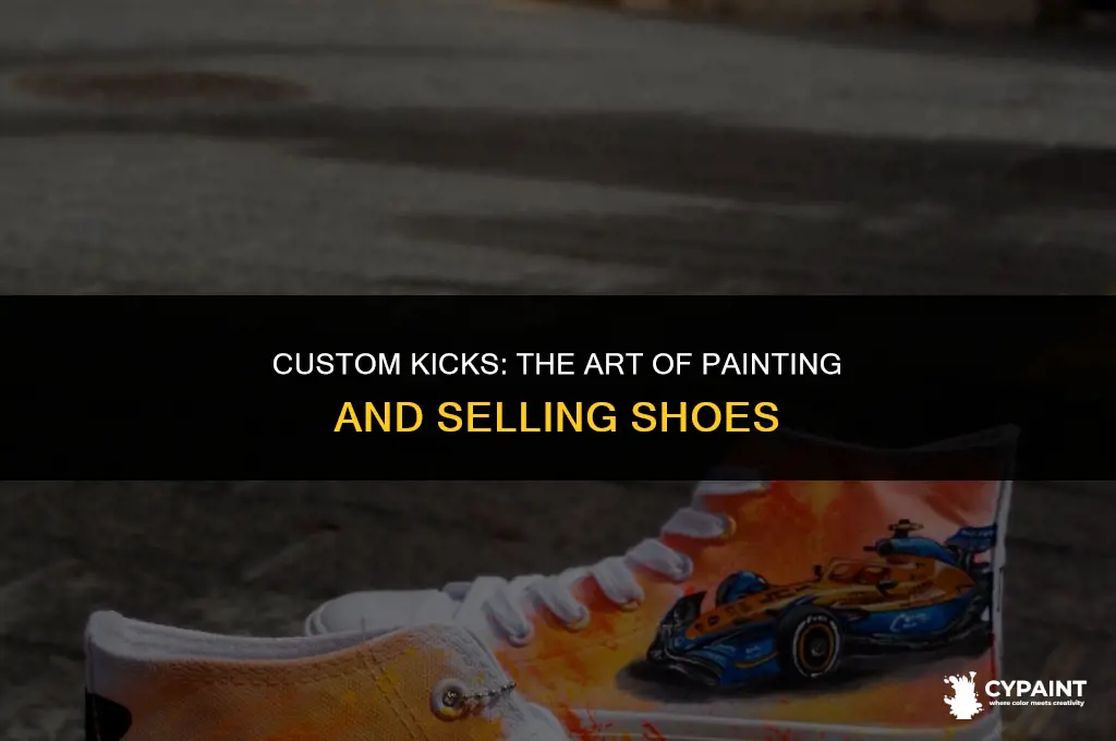 can i paint on a shoe and sale