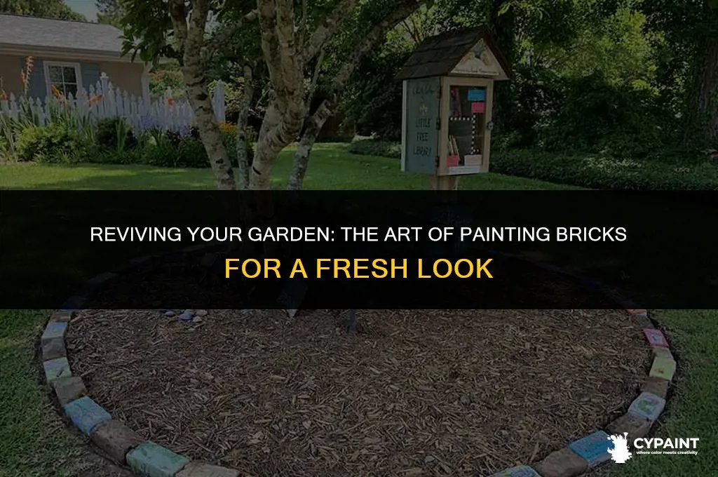 can i paint on bricks for my garden
