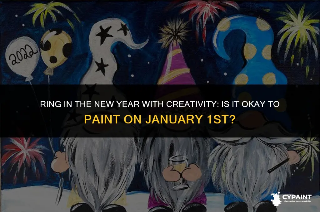 can i paint on new year