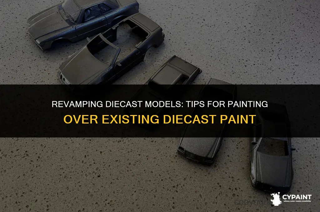 can i paint on top of diecast paint