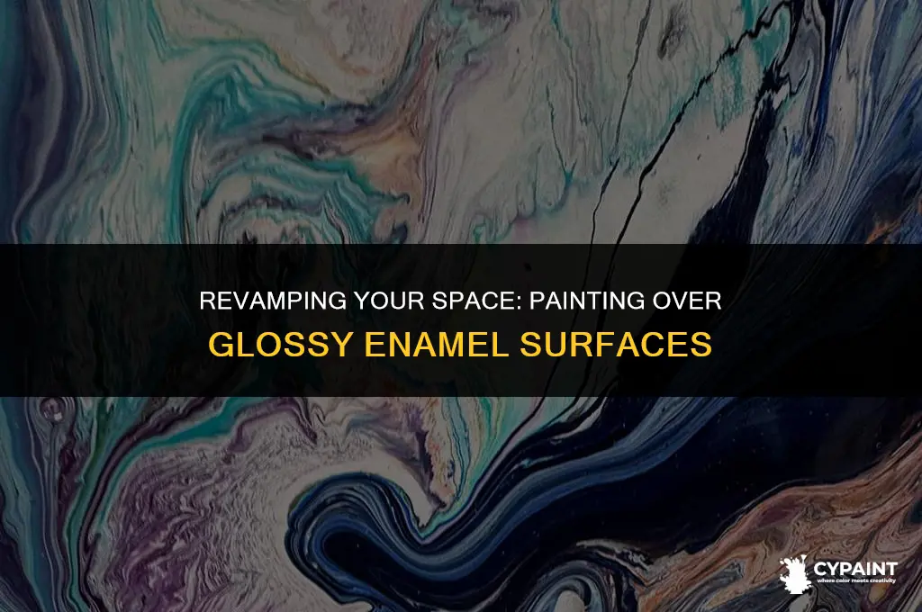 can i paint on top of glossy enamel