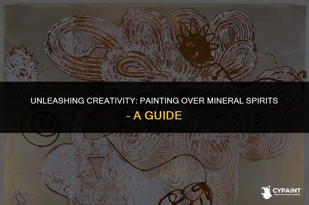 can i paint on top of mineral spirits