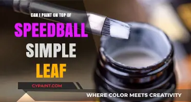 How to Paint on Speedball Simple Leaf