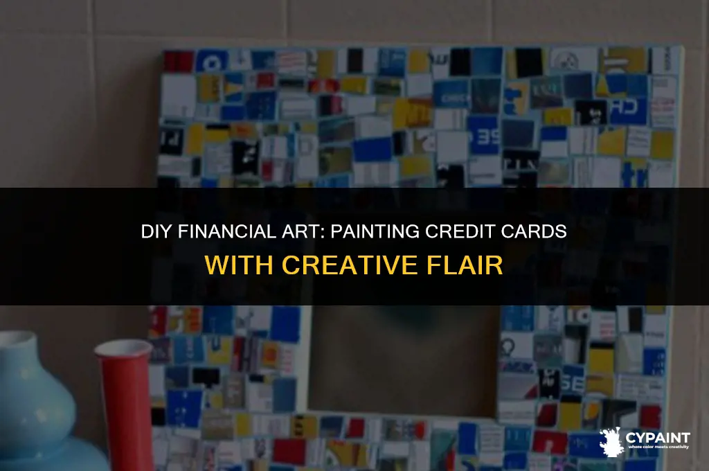can i paint one credit card with another