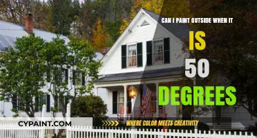 Painting Outdoors: Is 50 Degrees Warm Enough?