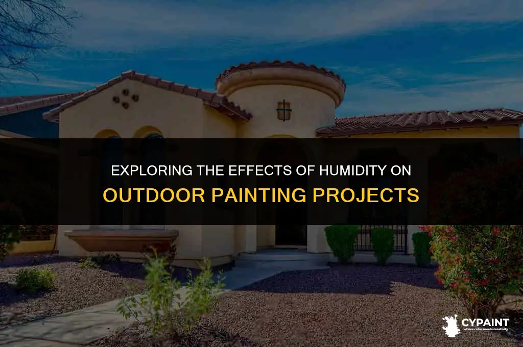 can i paint outside when it is humid