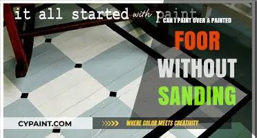 How to Paint Over a Painted Floor: No Sanding Needed