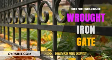 How to Paint Over Rusted Wrought Iron Gates