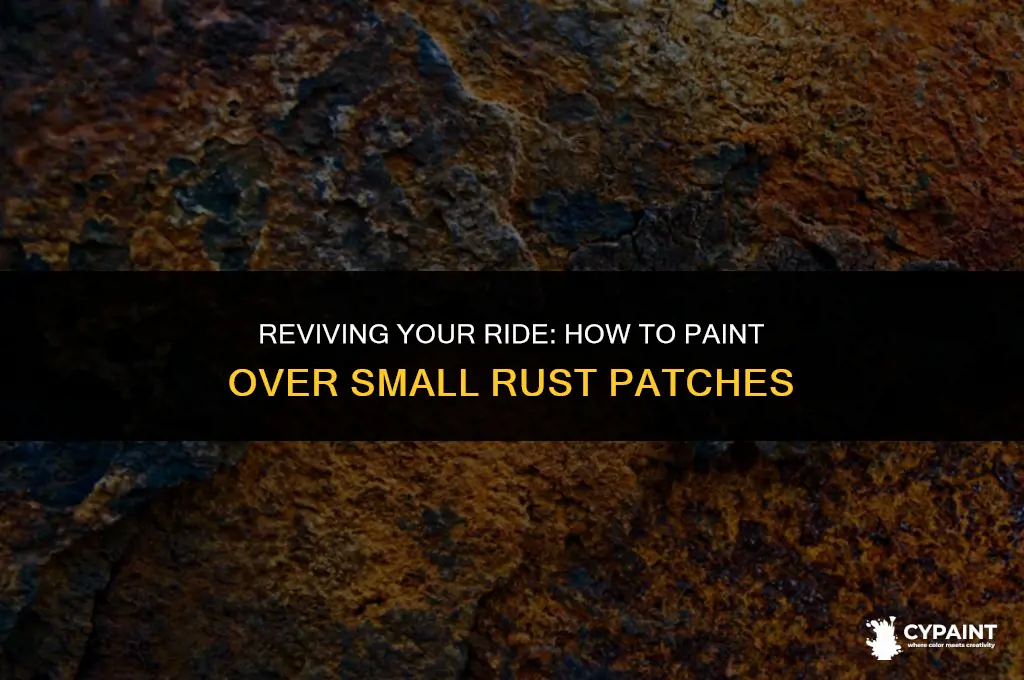 can i paint over a small rust patch