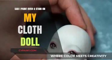 Revive Your Cloth Doll: Painting Over Stains for a Fresh Look