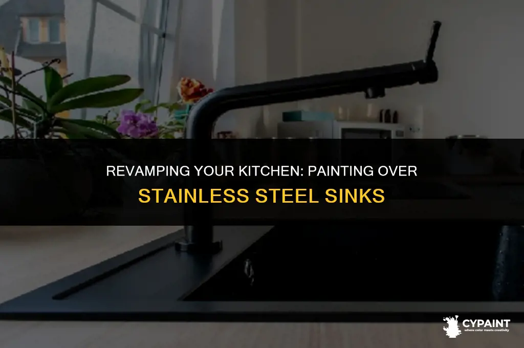 can i paint over a stainless steel sink