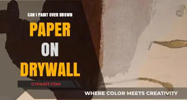 Revamping Your Walls: Can You Paint Over Brown Paper on Drywall?