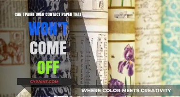 Painting Over Stubborn Contact Paper: Tips for a Smooth Finish