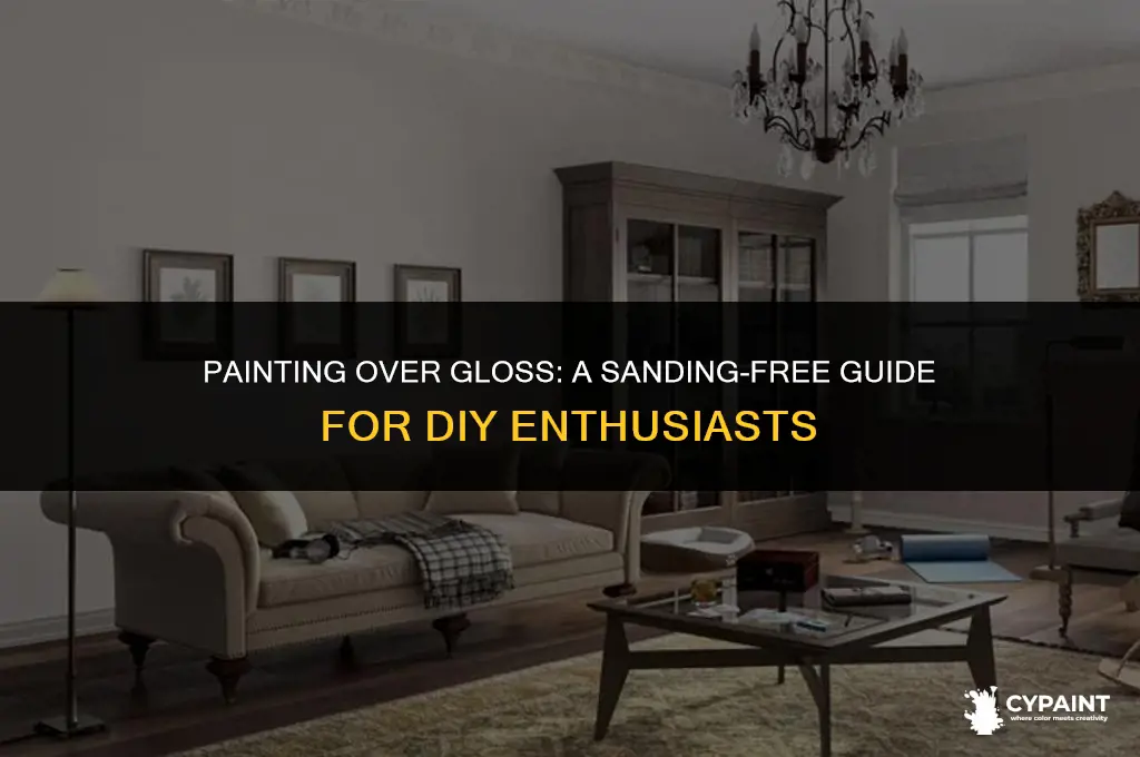 can i paint over gloss paint without sanding