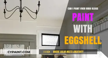 How to Paint Over High-Gloss with Eggshell Finish