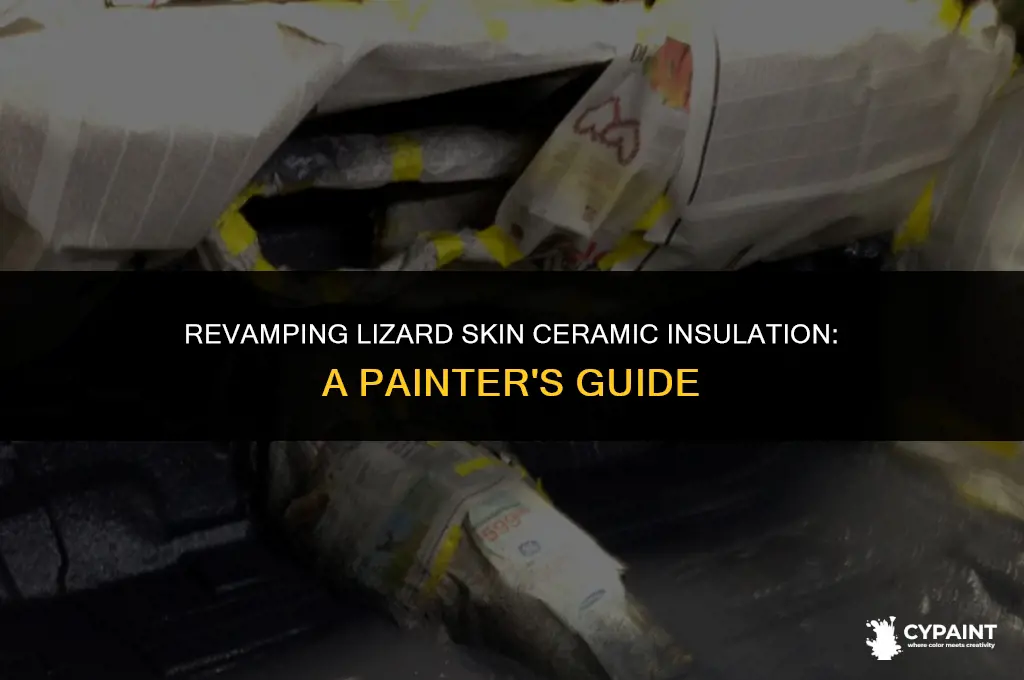 can i paint over lizard skin ceramic insulation