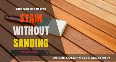 Staining Your Deck? Paint Over Without Sanding!