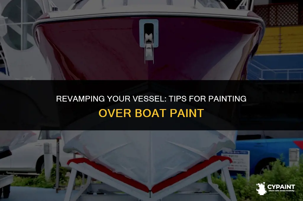 can i paint over paint on a boat