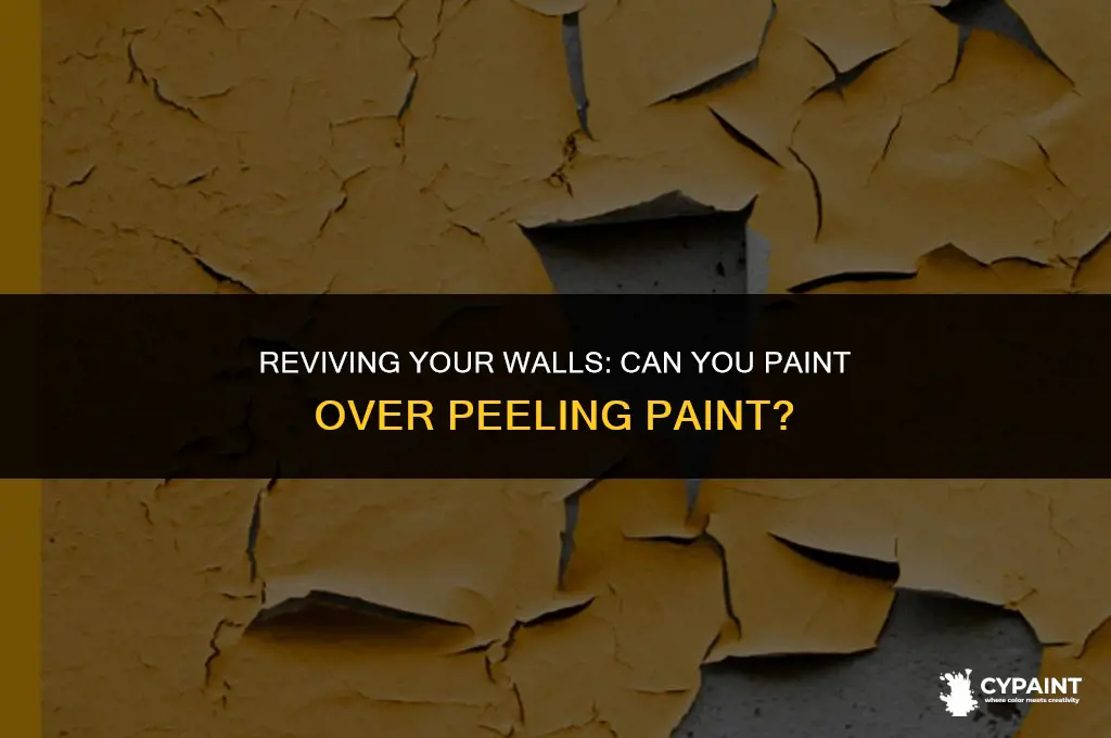can i paint over paint that is peeling