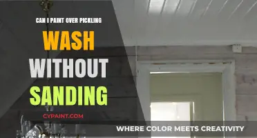 Revamping Your Furniture: Painting Over Pickling Wash Without Sanding