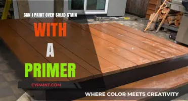 Primer Over Solid Stain: A Fresh Paint Job