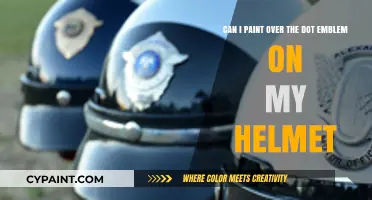 Painting Over Helmet Dot Emblem: Legal, Safe, or Risky Move?