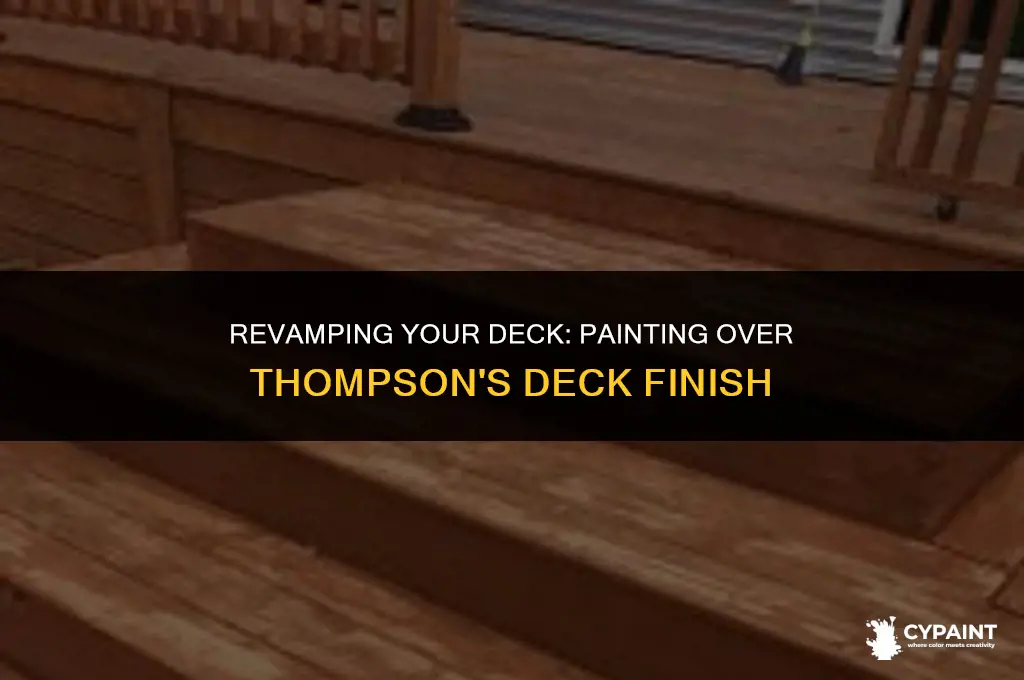 can i paint over thompson