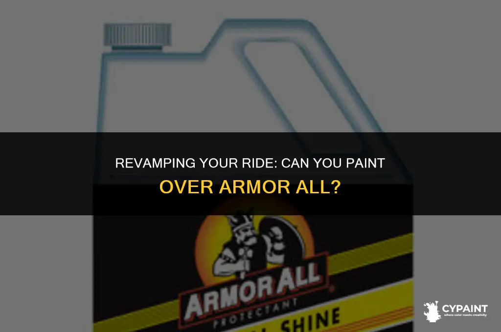 can i paint over top of armor all