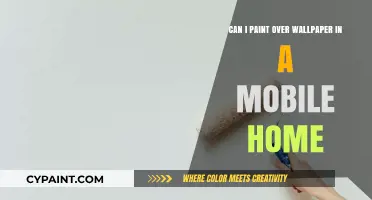 How to Paint Over Wallpaper in a Mobile Home