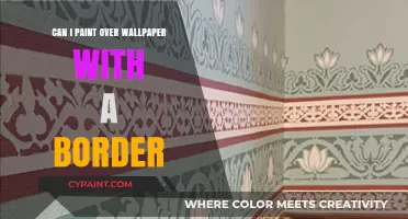 Transform Your Walls: Painting Over Wallpaper with Borders Made Easy