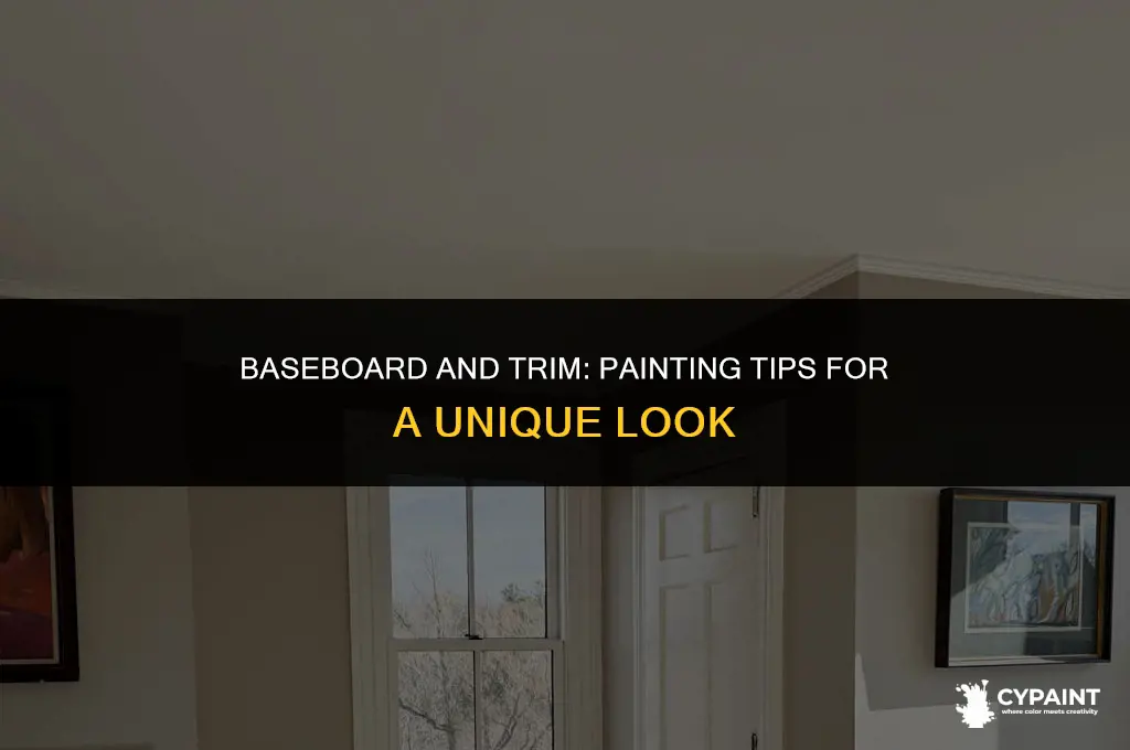 can i paint paint baseboard different than trim