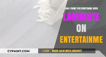 Revamping Your Entertainment Center: Painting Polyurethane Over Laminate