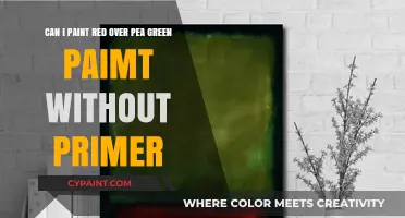 Painting Red Over Pea Green: Primer Needed or Not?