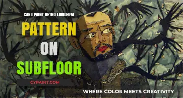 Reviving Retro Charm: Painting Linoleum Patterns on Subfloors