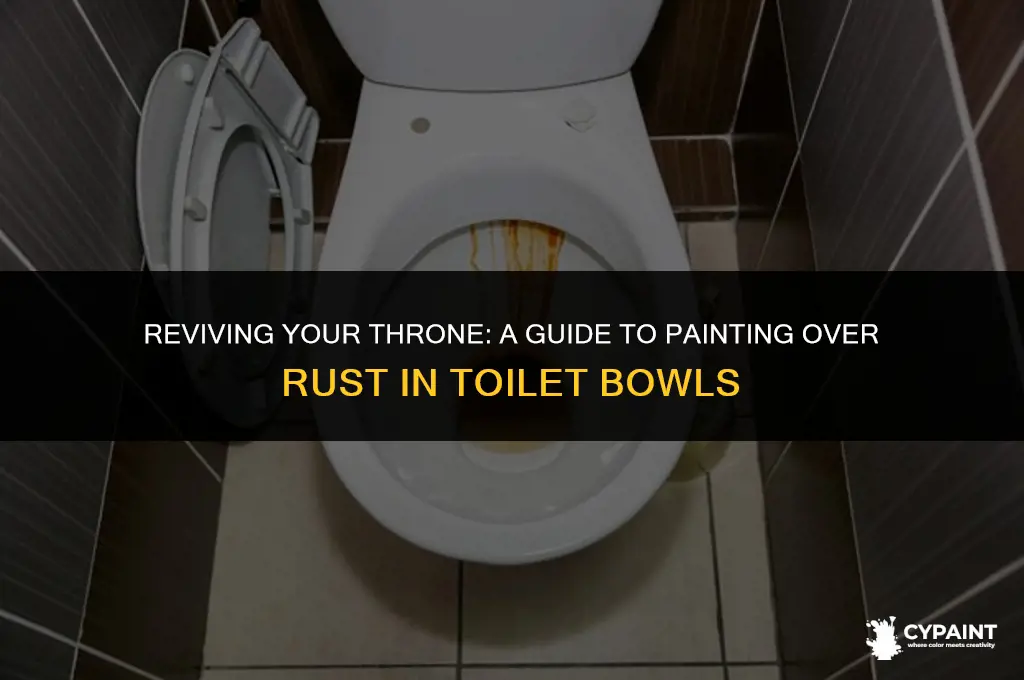 can i paint rust in my toilet bowl