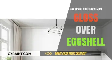 Revamping Your Space: Painting Rust-Oleum Semi-Gloss Over Eggshell