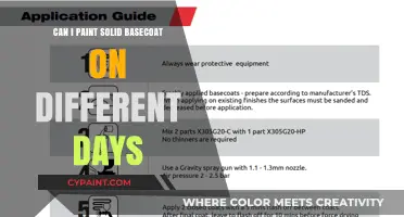 Mastering the Art of Basecoat Application: A Guide to Painting on Different Days