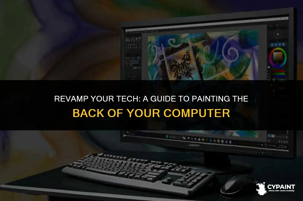 can i paint the back of my computer