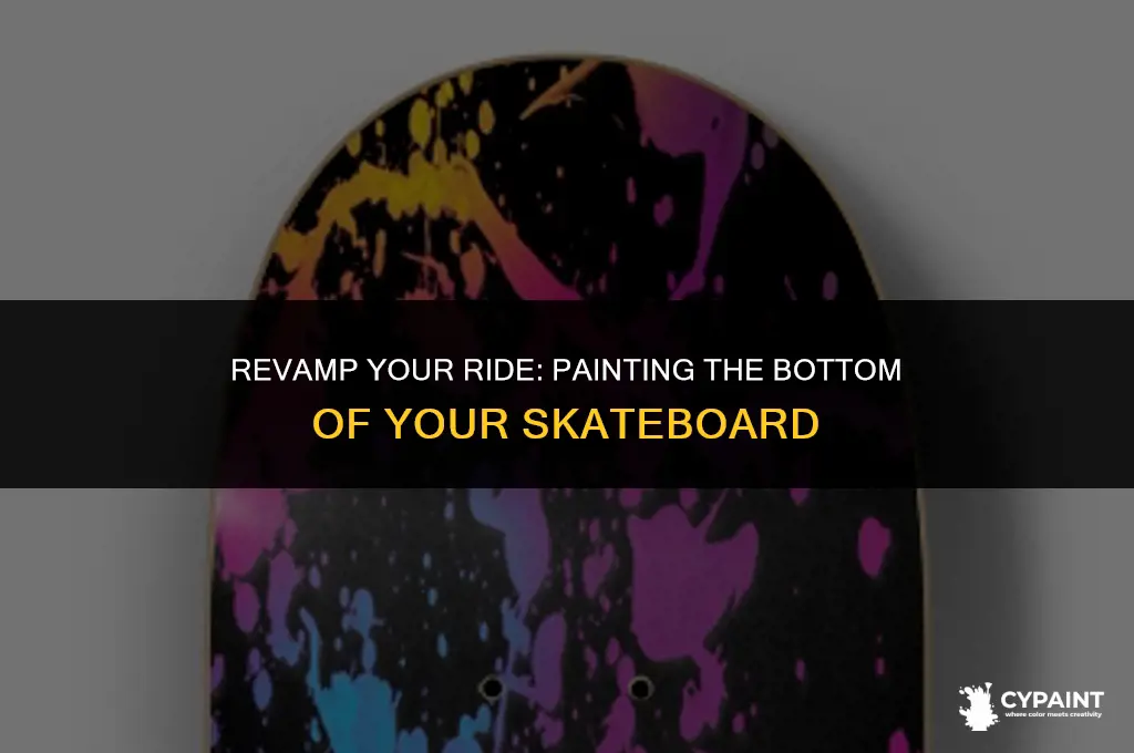 can i paint the bottom of my skateboard