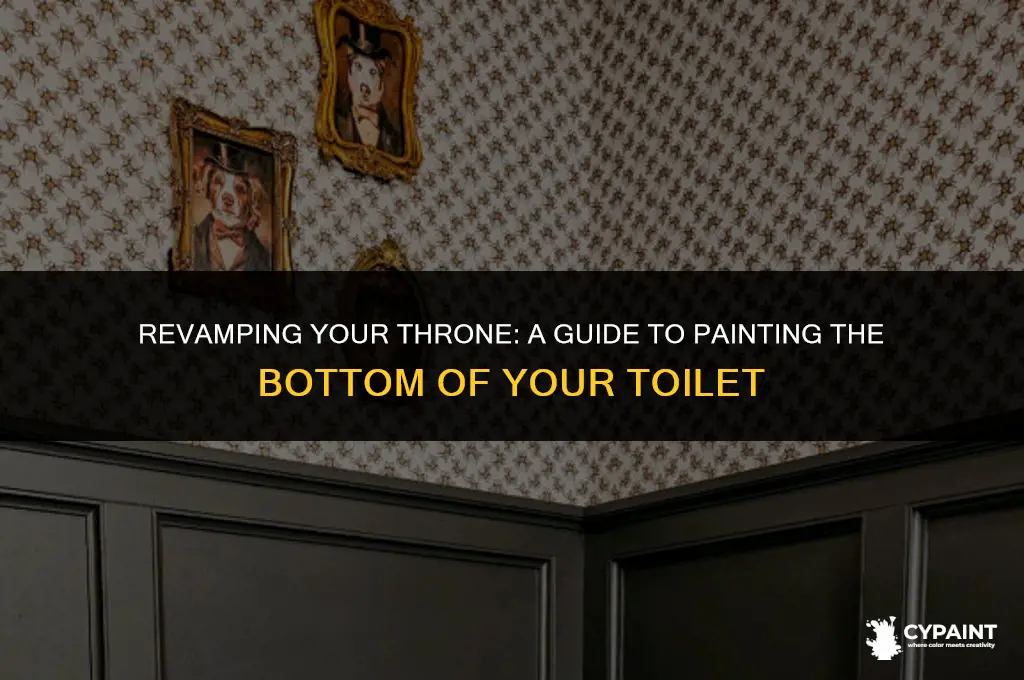 can i paint the bottom of my toilet