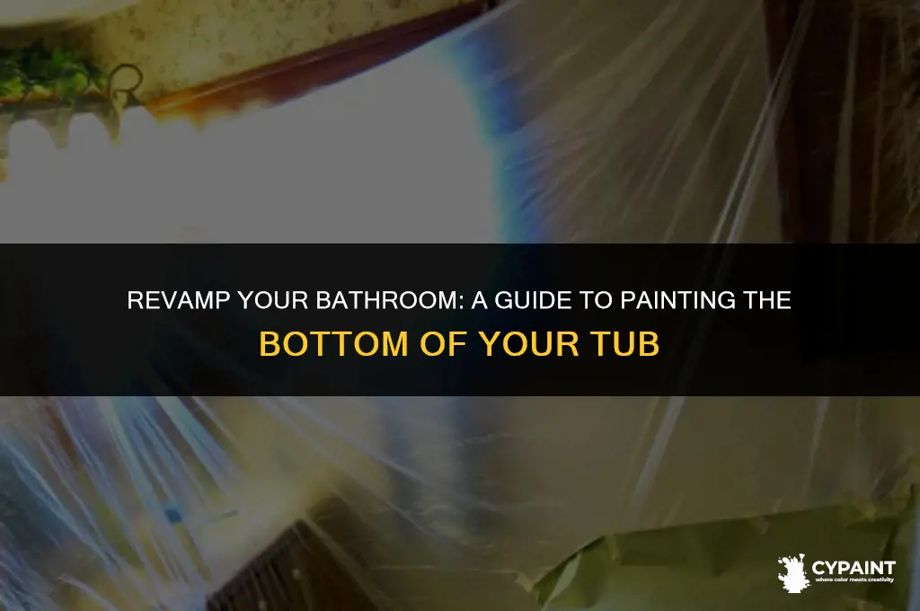 can i paint the bottom of my tub