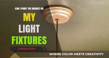 Transform Light Fixtures: Can You Paint Over Bronze?